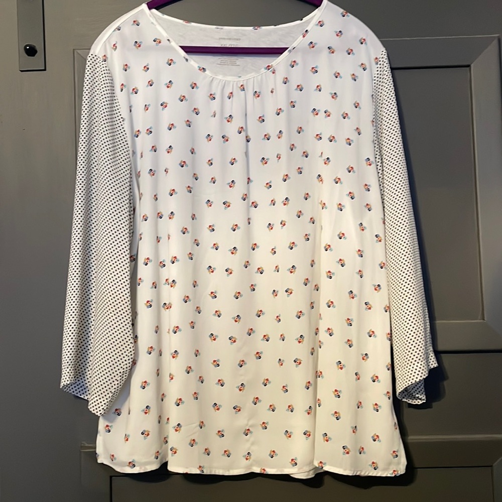 Van Heusen XXL Chifon 3/4 Sleeve Top